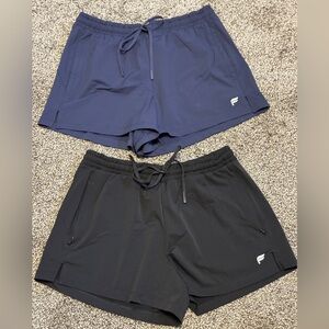 Fabletics Women's Performance Shorts - Navy & Black - sold together